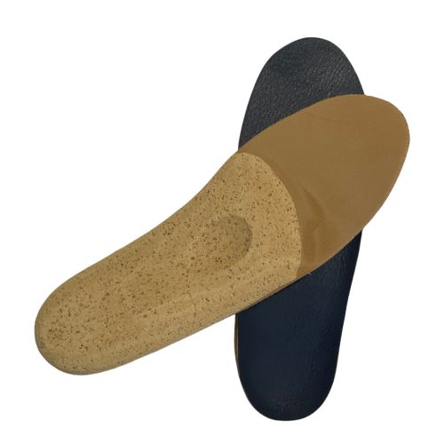 Prémium szendvics szerkezetű talpbetét bőr felső résszel sarokágy alátámasztással